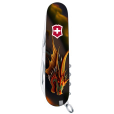 Ніж Victorinox Huntsman Zodiac 91мм/15функ /Фантастичний дракон Vx13713.3_Z3210p			