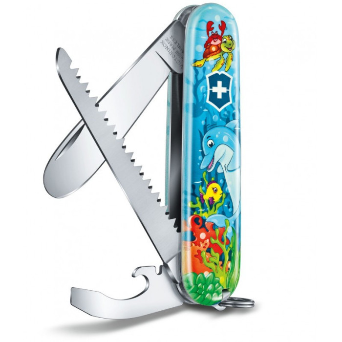 Складаний ніж Victorinox MY FIRST Children Set Dolphin Vx02373.E1 (0.2373.E1)