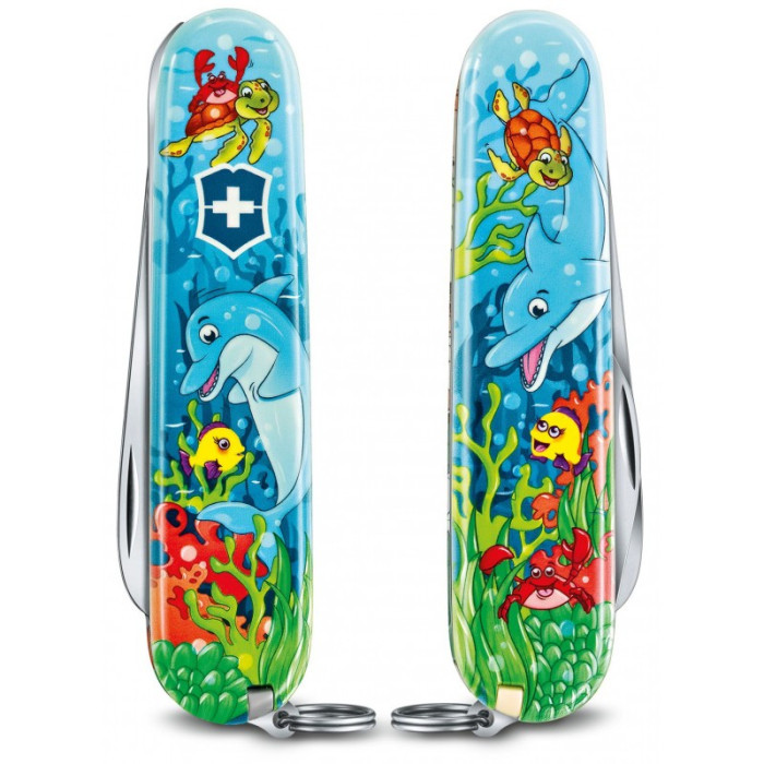 Складаний ніж Victorinox MY FIRST Children Set Dolphin Vx02373.E1 (0.2373.E1)