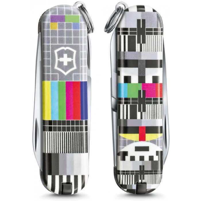 Складаний ніж Victorinox Classic LE Retro TV Vx06223.L2104 (0.6223.L2104)