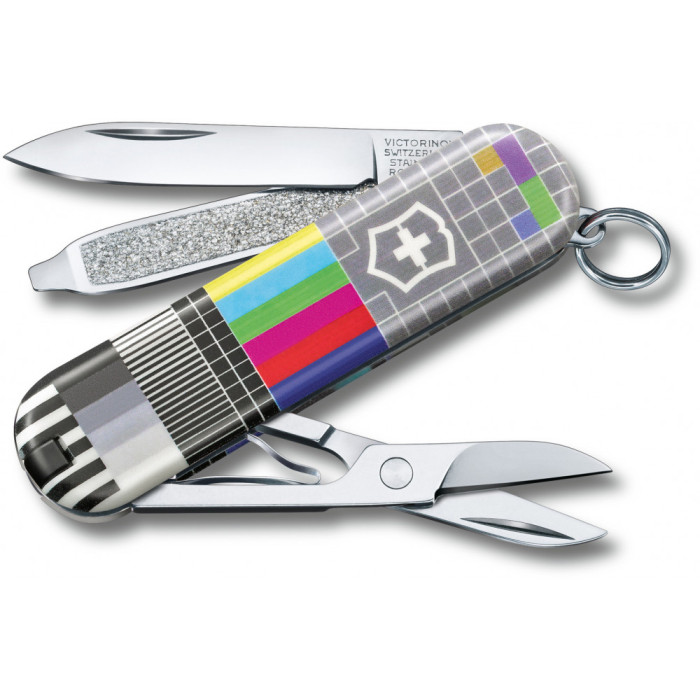 Складаний ніж Victorinox Classic LE Retro TV Vx06223.L2104 (0.6223.L2104)