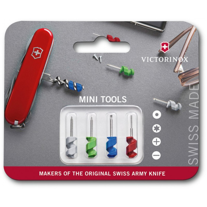 Набір Victorinox Mini Tool из 4 мини отверток (блистер) Vx21201.4 (2.1201.4)