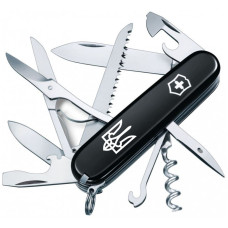 Складаний ніж Victorinox HUNTSMAN UKRAINE Тризуб білий 1.3713.3_T0010u
