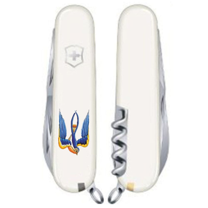 Складаний ніж Victorinox SPARTAN UKRAINE Тризуб-Ластівка 1.3603.7_T1230u