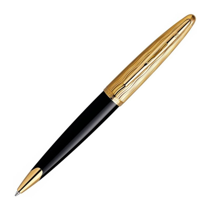 Кулькова ручка Waterman Carene Deluxe Essential Black GT 21 204