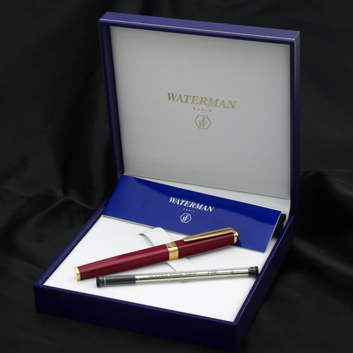 Перова ручка Waterman Exception Slim Red GT 11 031