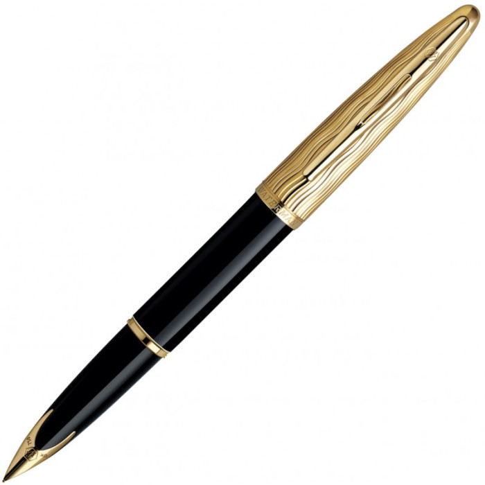 Перова ручка Waterman Carene Deluxe Essential Black GT 11 204