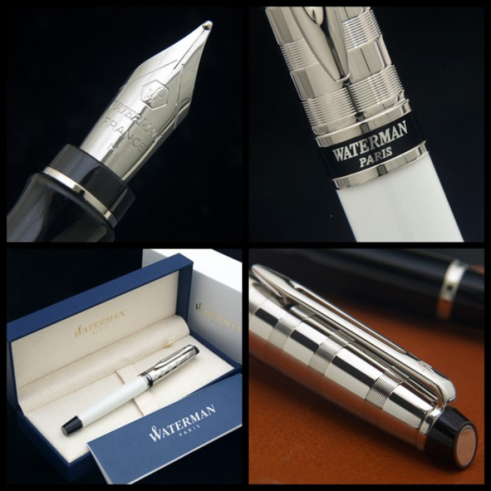 Перова ручка Waterman Expert Deluxe White CT 10 039