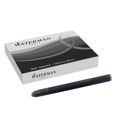 КАРТРИДЖІ ДЛЯ ПЕР'ЯНИХ РУЧОК WATERMAN ЧОРНІ 52 001