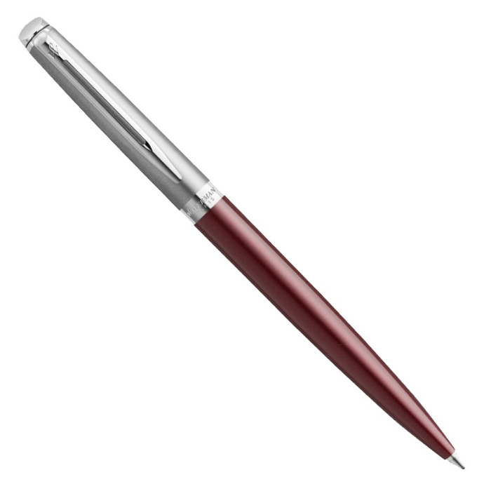 Ручка кулькова Waterman HEMISPHERE Essentials Metal and Red Lacquer CT BP 22 008